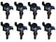 Accel SuperCoil Ignition Coils; Blue; 8-Pack (08-10 Mustang GT)