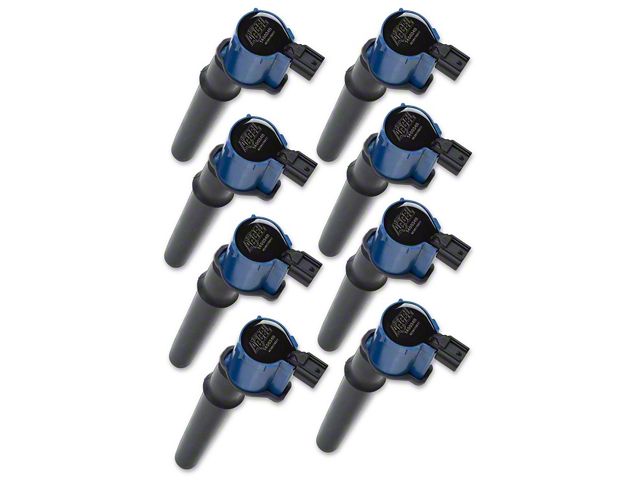 Accel SuperCoil Ignition Coils; Blue; 8-Pack (97-04 Mustang Cobra, Mach 1; 07-11 Mustang GT500)