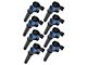 Accel SuperCoil Ignition Coils; Blue; 8-Pack (97-04 Mustang Cobra, Mach 1; 07-11 Mustang GT500)