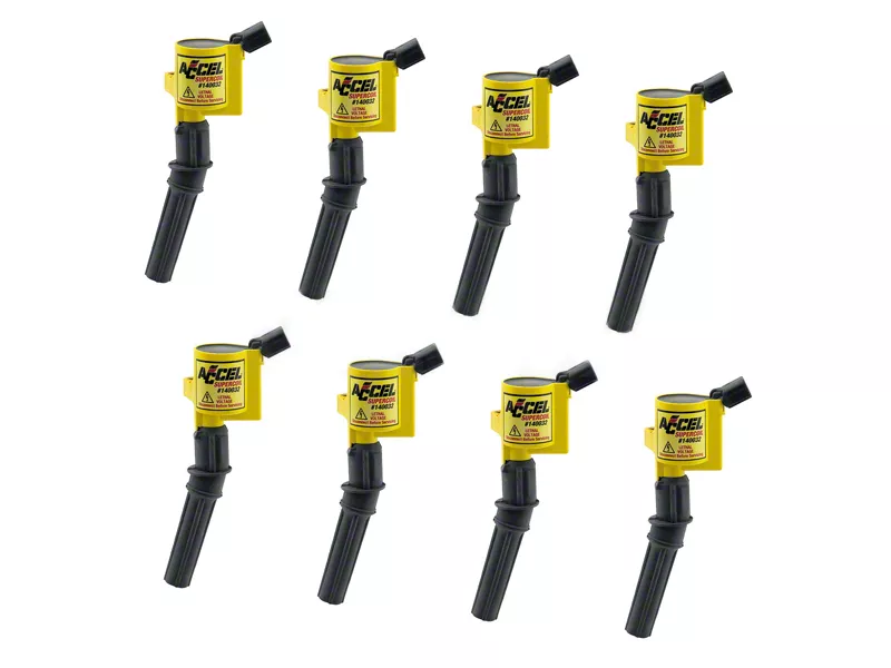 Accel Mustang Super Coil Packs; Yellow 1400328 (9904 Mustang GT