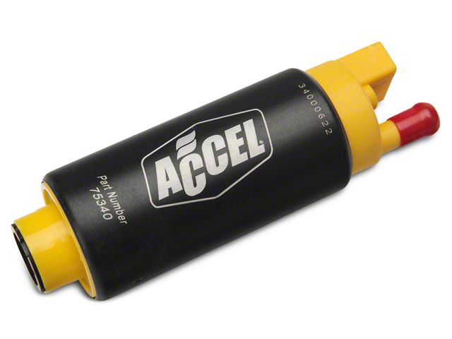 Accel Thruster 500 Series Fuel Pump; Center Inlet (85-97 V8 Mustang)