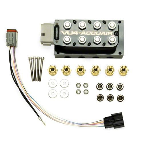 AccuAir Suspension Mustang VU4 4-Corner Manifold AA-3644 - Free