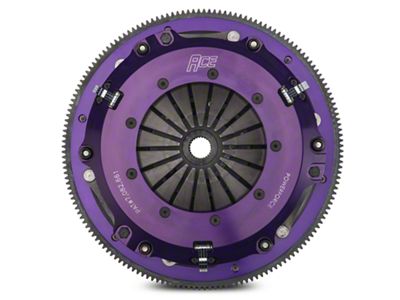 ACE Racing PowerForce Ceramic Twin Disc Clutch Kit with 8-Bolt Flywheel; 26-Spline (07-09 Mustang GT500)