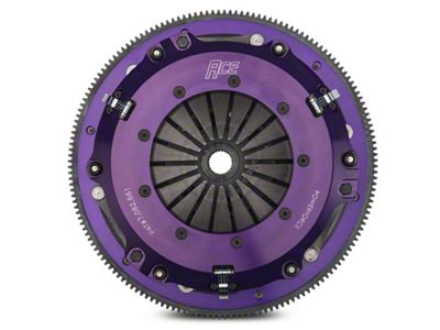 ACE Racing PowerForce Ceramic Twin Disc Clutch Kit with 8-Bolt Flywheel; 26-Spline (07-09 Mustang GT500)