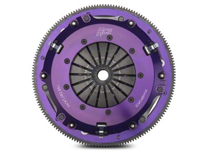 ACE Racing PowerForce Ceramic Twin Disc Clutch Kit with 8-Bolt Flywheel; 26-Spline (13-14 Mustang GT500)