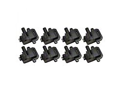 Ignition Coils; Black; Set of Eight (98-02 5.7L Camaro)