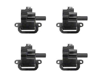 Ignition Coils; Black; Set of Four (98-02 5.7L Camaro)
