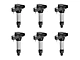 Ignition Coils; Black; Set of Six (10-15 3.6L Camaro)