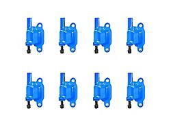 Ignition Coils; Blue; Set of Eight (10-15 V8 Camaro)