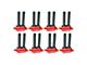 Ignition Coils; Red; Set of Eight (09-12 5.7L HEMI Challenger; 11-12 6.4L HEMI Challenger)