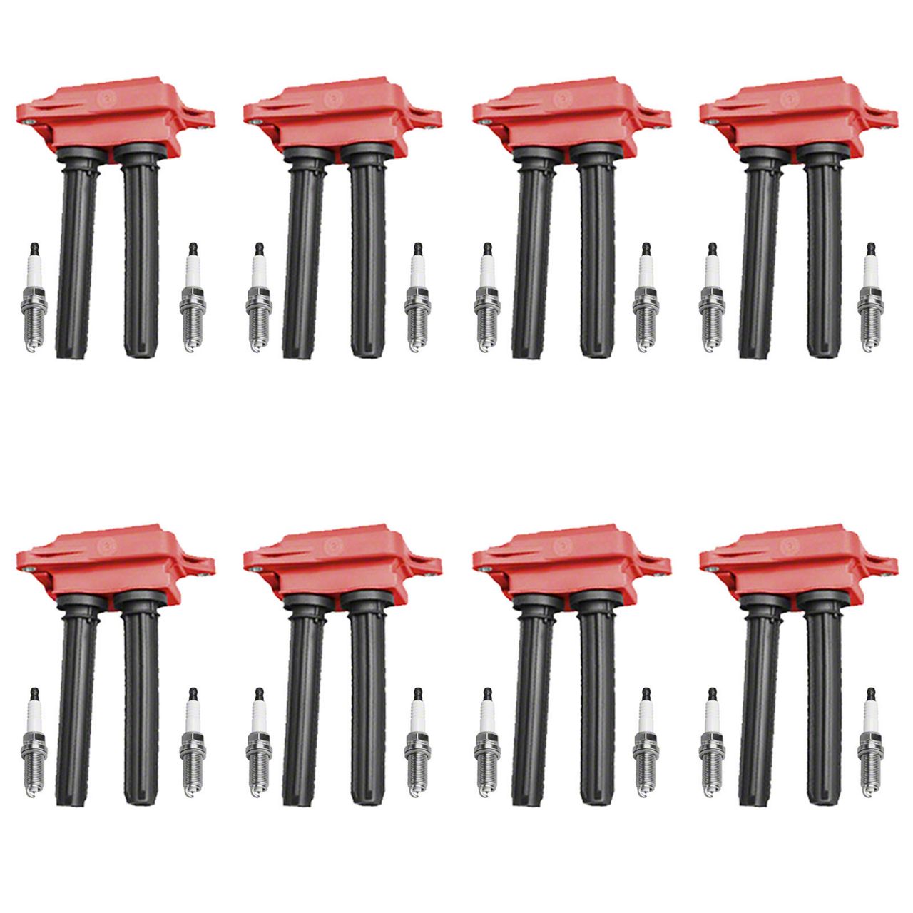 8 Ignition Coils + 16 ACDelco Iridium Spark Plugs – For Dodge Charger Challenger, MotorKing & ACDelcombo