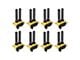 Ignition Coils; Yellow; Set of Eight (06-12 5.7L HEMI Charger; 2012 6.4L HEMI Charger)