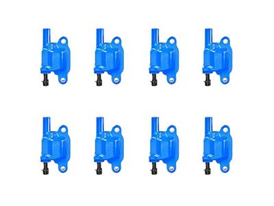 Ignition Coils; Blue; Set of Eight (05-13 Corvette C5)