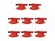 Ignition Coils; Red; Set of Eight (05-13 Corvette C5)