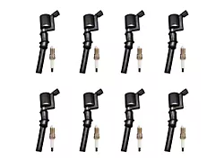 Ignition Coils; Black; Set of Eight (99-04 Mustang GT; 2000 Mustang Cobra R)