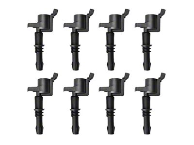 ACEON Ignition Coils; Black; Set of Eight (99-04 Mustang Cobra, Mach 1; 05-08 Mustang GT; 08-14 Mustang GT500)