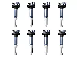 Ignition Coils; Black; Set of Eight (15-20 Mustang GT350)