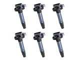 ACEON Ignition Coils; Black; Set of Six (16-17 Mustang V6)