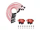 Ignition Coils with Spark Plugs and Wires; Red (96-98 Mustang GT, Cobra)