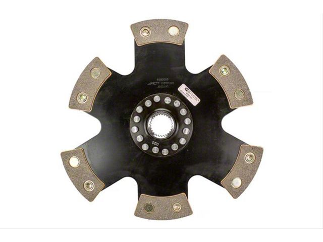 ACT 6 Pad Rigid Race Ceramic Disc; 26-Spline (99-13 Corvette C5 & C6, Excluding ZR1)