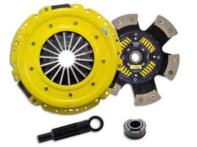 ACT HD/Race Sprung 6 Pad Ceramic Clutch Kit; 10-Spline (05-10 Mustang GT)