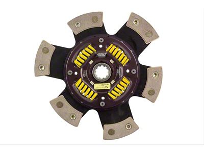 ACT 6 Pad Sprung Race Ceramic Disc; 10-Spline (99-10 Mustang Cobra, GT)