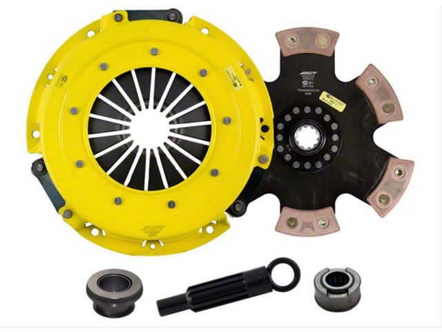 ACT HD/Race Rigid 6 Pad Ceramic Clutch Kit; 10-Spline (96-01 Mustang Cobra, GT)