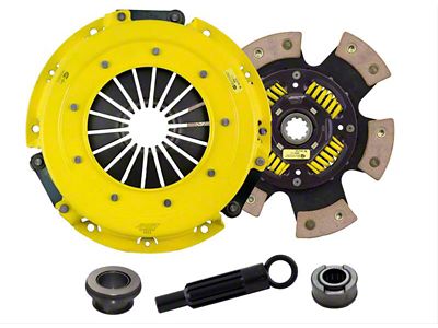 ACT HD/Race Sprung 6 Pad Ceramic Clutch Kit; 10-Spline (86-95 5.0L Mustang)