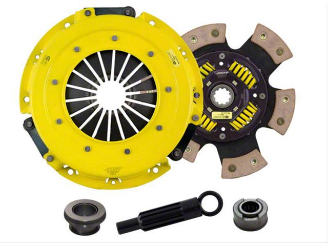 ACT HD/Race Sprung 6 Pad Ceramic Clutch Kit; 10-Spline (96-01 Mustang Cobra, GT)