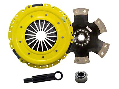 ACT HD/Race Rigid 6 Pad Ceramic Clutch Kit; 10-Spline (05-10 Mustang GT)