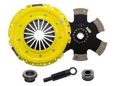 ACT HD/Race Rigid 6 Pad Ceramic Clutch Kit; 26-Spline (99-04 Mustang GT, Cobra)