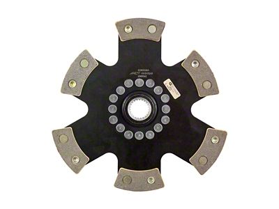 ACT Race 6 Pad Rigid Disc; 23-Spline (11-17 Mustang V6)