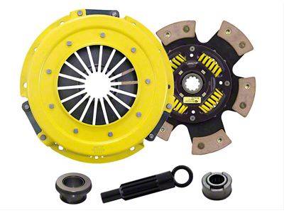 ACT Sport/Race Sprung 6 Pad Ceramic Clutch Kit; 10-Spline (86-95 5.0L Mustang)