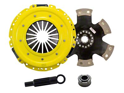 ACT Sport/Race Sprung 6 Pad Ceramic Clutch Kit; 10-Spline (05-10 Mustang GT)