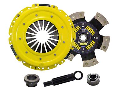 ACT Sport/Race Sprung 6 Pad Ceramic Clutch Kit; 10-Spline (99-04 Mustang GT, Cobra)