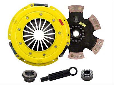 ACT XT/Race Rigid 6 Pad Ceramic Clutch Kit; 10-Spline (86-95 5.0L Mustang)