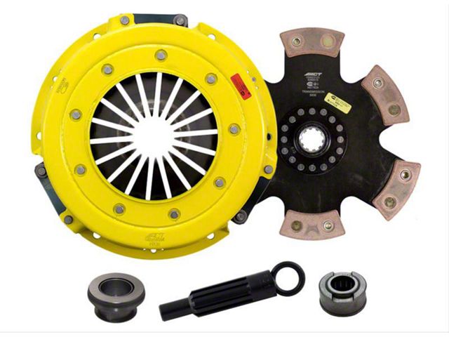 ACT XT/Race Rigid 6 Pad Ceramic Clutch Kit; 10-Spline (96-01 Mustang Cobra, GT)