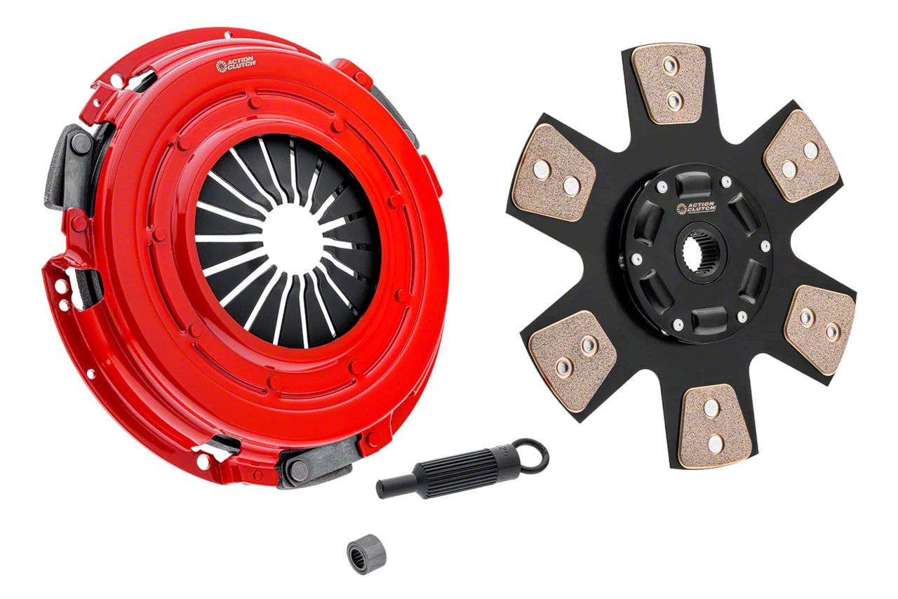 Action Clutch Camaro Stage 3 MIBA Ceramic 6 Puck Disc Clutch Kit; 26