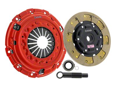 Action Clutch Stage 2 Segmented Kevlar Disc Clutch Kit; 10-Spline (86-95 5.0L Mustang)