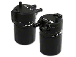 ADD W1 Baffled Oil Catch Can Kit V3.3; Black Ring (16-24 Camaro SS)