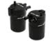 ADD W1 Baffled Oil Catch Can Kit V3.3; Black Ring (16-24 Camaro SS)