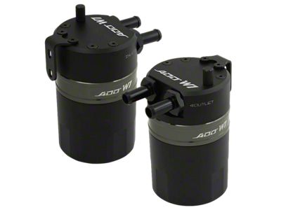 ADD W1 Twister Baffled Oil Catch Can Kit V3; Gunmetal Ring (15-23 V8 HEMI Challenger, Excluding 6.2L HEMI)