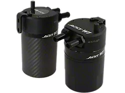 ADD W1 Baffled Oil Catch Can Kit V3; Black Ring (15-23 Charger)