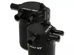 ADD W1 Baffled Oil Catch Can Kit V3.3; Black Ring (11-14 Mustang V6)