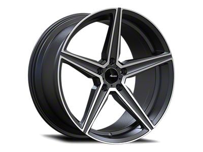 Advanti Cammino Matte Gray Machined Wheel; Rear Only; 20x10 (08-23 RWD Challenger, Excluding Widebody)