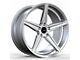 Advanti Cammino Silver Machined Wheel; Rear Only; 20x10 (08-23 RWD Challenger, Excluding Widebody)