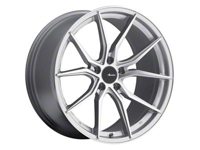 Advanti Hybris Silver Machined Wheel; 19x9.5 (08-23 RWD Challenger, Excluding Widebody)