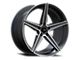Advanti Cammino Matte Gray Machined Wheel; Rear Only; 20x10 (11-23 RWD Charger, Excluding Widebody)