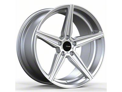 Advanti Cammino Silver Machined Wheel; Rear Only; 20x10 (11-23 RWD Charger, Excluding Widebody)