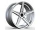 Advanti Cammino Silver Machined Wheel; Rear Only; 20x10 (11-23 RWD Charger, Excluding Widebody)